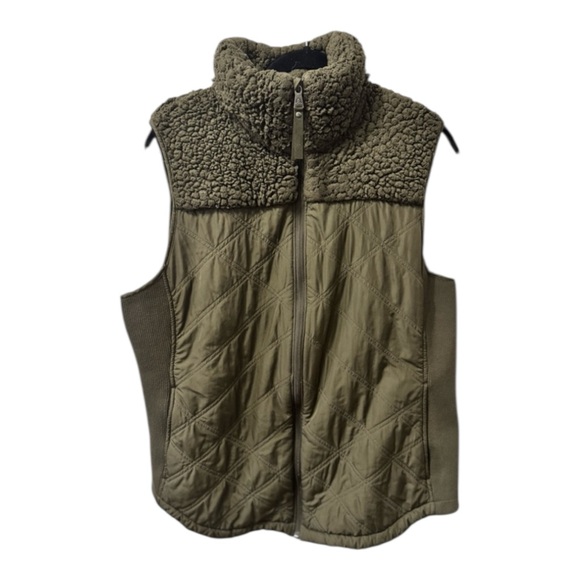 Prana Jackets & Blazers - prAna Women's Esla Quilted Fleece Lined Vest in slate green XL